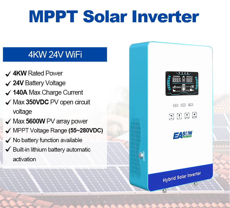 EASUN POWER 4KW 120V Off Grid  - Grid Tie Inverter Limiter 2000W review and price