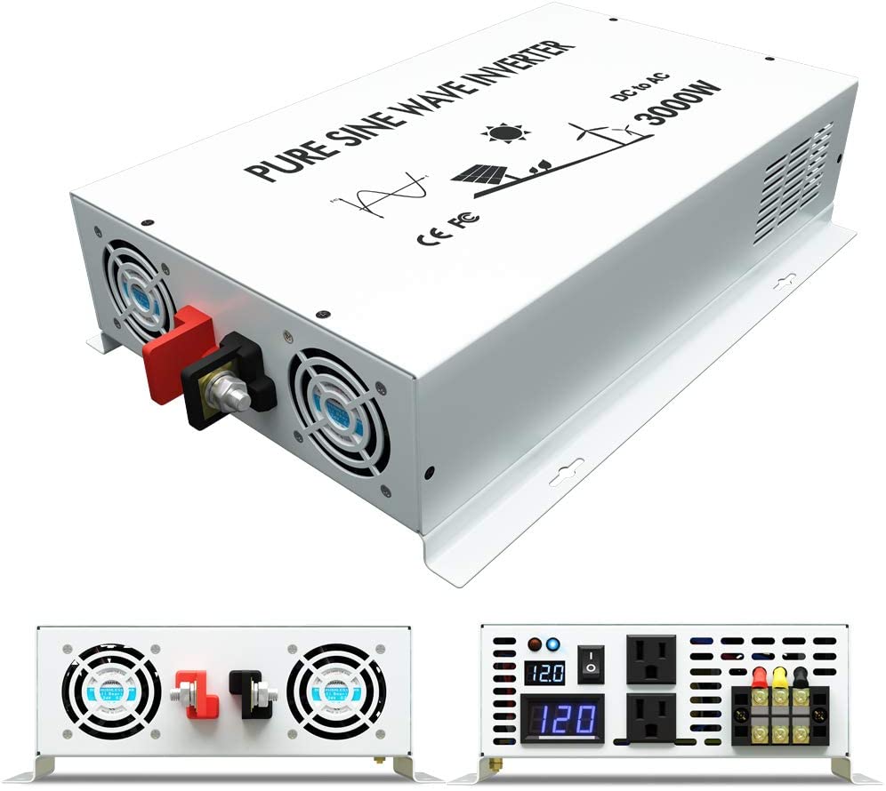 Pure Sine Wave Power Inverter  - Inverter Pure Sine Wave 60Hz 120V 3000W review and price