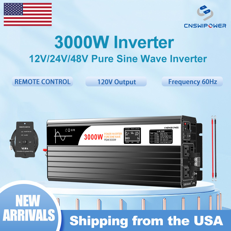3000W Pure Sine Wave Inverter  - Inverter Pure Sine Wave 60Hz 120V 3000W review and price