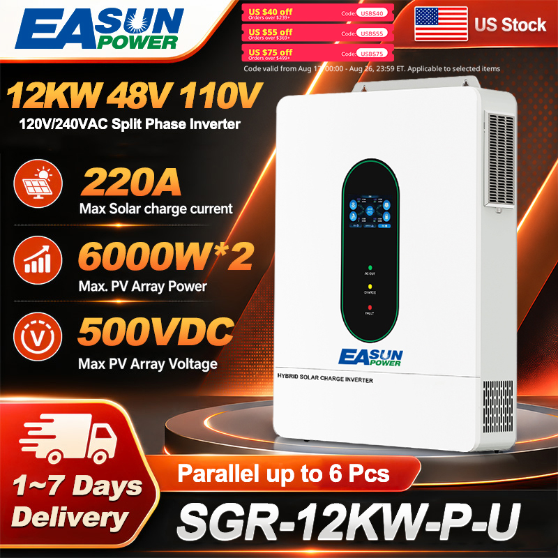 EASUN POWER 12KW Split Phase S - Grid Tie Inverter Limiter 2000W review and price