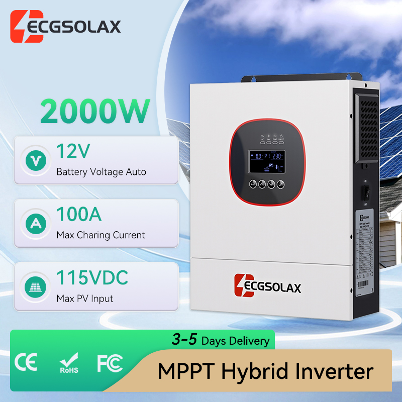 ECGSOLAX 2000W 12V MPPT Hybrid - Grid Tie Inverter Limiter 2000W review and price