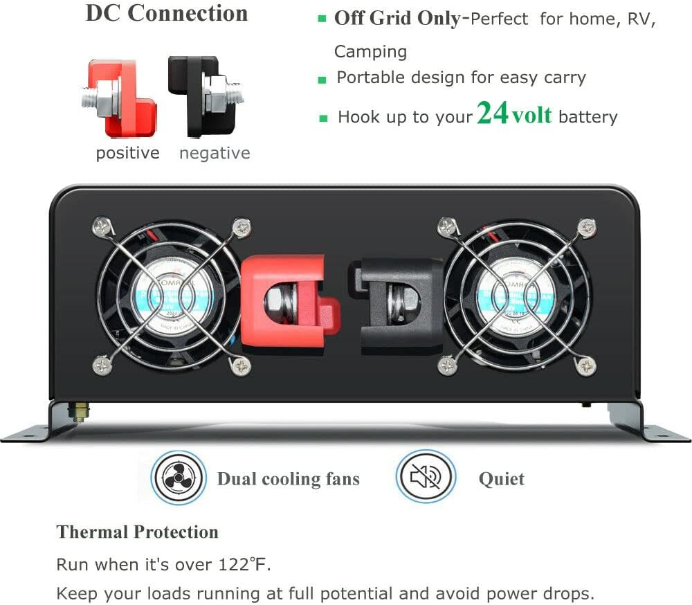 3000W Pure Sine Wave Solar Pow - Inverter Pure Sine Wave 60Hz 120V 3000W review and price